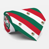 Mexico Stropdassen, mode Mexicaanse vlag, bedrijf Stropdas (Opgerold)
