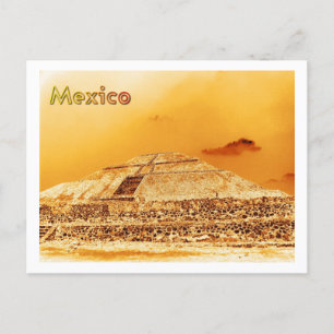 Mexico Sun Pyramid Briefkaart