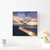 Mexico Sunrise op het strand Vierkante Klok (Huis)