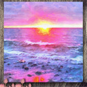 Mexico Sunset 0909 Art Canvas Afdruk