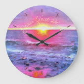 Mexico Sunset 0909 Grote Klok (Voorkant)