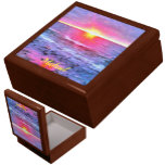 Mexico Sunset 0909 Keepomwille Box Cadeaudoosje<br><div class="desc">Het schilderen "Mexico Sunset 0909" Collectie Houd je waardevolle spullen in deze prachtige keepaardbox. De juwelendoos is gemaakt van gelakt hout en komt in gouden eik, ebbeny zwart, smaragdgroen en rode mahogany. Zacht vilt beschermt uw juwelen en andere verzamelobjecten. Pas het product aan op de productpagina of klik op de...</div>