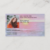 Mexico Sunset 0909 Visitekaartje (Achterkant)