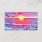 Mexico Sunset 0909 Visitekaartje (Voorkant)