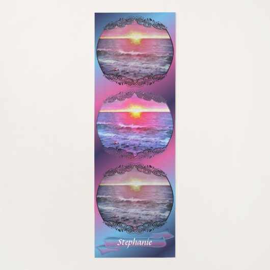 Mexico Sunset 0909 Yogamat (Achterkant)