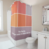 Mexico Sunset Colors Douchegordijn (In situ)