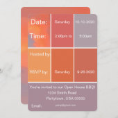 Mexico Sunset Colors Kaart (Voorkant / Achterkant)