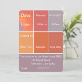 Mexico Sunset Colors Kaart (Staand voorkant)