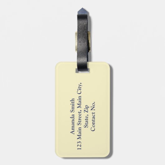 Mexico Symbolen Bagagelabel (Achterkant verticaal)