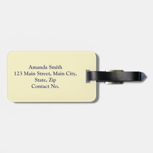 Mexico Symbolen Bagagelabel (Achterkant horizontaal)