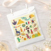 Mexico Symbolen Bedankzakje (Geknipt)