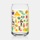 Mexico Symbolen Blikvorm Glas (Voorkant)