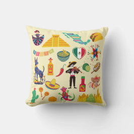 Mexico Symbolen Kussen