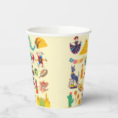 Mexico Symbolen Papieren Bekers (Links)