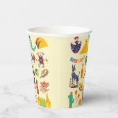 Mexico Symbolen Papieren Bekers (Rechts)