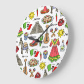 Mexico | Symbolen Patroon Grote Klok (Hoek)