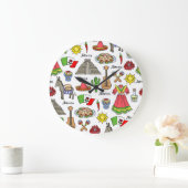 Mexico | Symbolen Patroon Grote Klok (Huis)