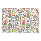 Mexico | Symbolen Patroon Kussensloop (Voorkant-Links)