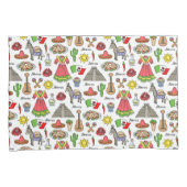 Mexico | Symbolen Patroon Kussensloop (Voorkant-Rechts)