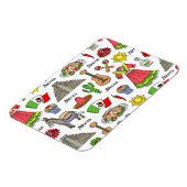 Mexico | Symbolen Patroon Magneet (Linkerzijde)