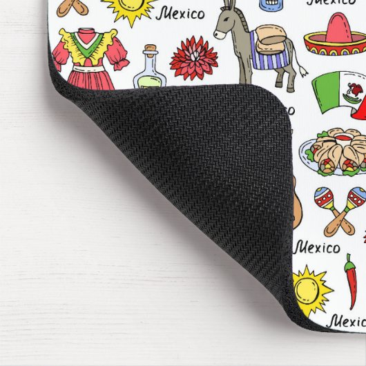 Mexico | Symbolen Patroon Muismat (Hoek)