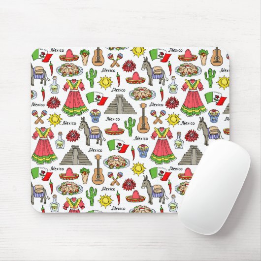 Mexico | Symbolen Patroon Muismat (Met muis)