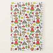 Mexico | Symbolen Patroon Planner (Achterkant)
