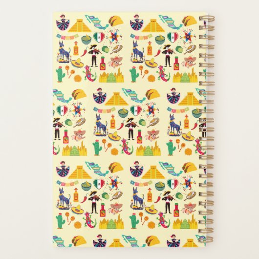 Mexico Symbolen Planner (Achterkant)