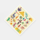 Mexico Symbolen Servet (Hoek)