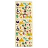 Mexico Symbolen Wijn Cadeautas (Achterkant)