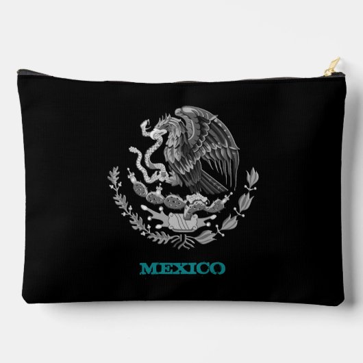 Mexico tas, Mexicaanse Adelaar wapen / vlag Etui (Achterkant)