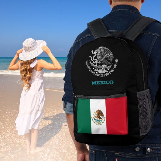 Mexico tas, Mexicaanse vlag, embleem / patriots Bedrukte Rugzak