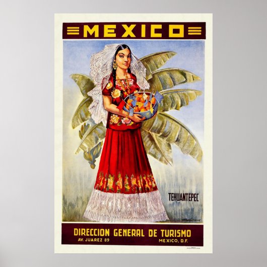 Mexico Tehuantepec Poster (Voorkant)