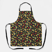 Mexico Tequila Lime Peppers Nachos Restaurant Bar Schort (Voorkant)