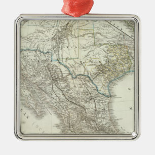 Mexico, Texas, Californië, C Amerika Metalen Ornament