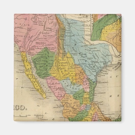 Mexico, Texas Magneet (Voorkant)