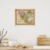 Mexico, Texas Poster (Keuken)