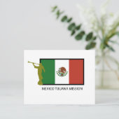 MEXICO TIJUANA MISSIE LDS CTR BRIEFKAART (Staand voorkant)