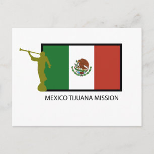 MEXICO TIJUANA MISSIE LDS CTR BRIEFKAART