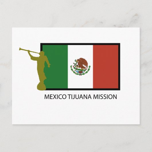 MEXICO TIJUANA MISSIE LDS CTR BRIEFKAART (Voorkant)