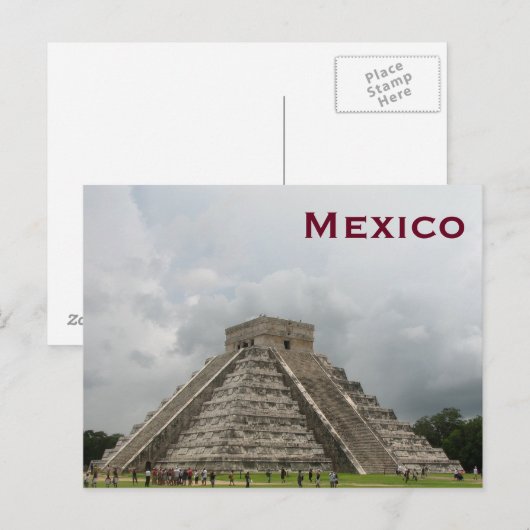 Mexico  Toerisme Reizen Toevoegen Briefkaart (Voorkant / Achterkant)