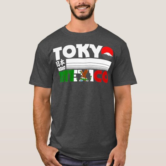 Mexico Tokio Wereldspelen 2020 T-shirt (Voorkant)