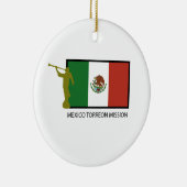 MEXICO TORREON MISSIE LDS CTR KERAMISCH ORNAMENT (Rechts)
