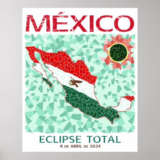 Mexico Total Eclipse-Poster Poster (Voorkant)