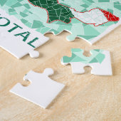 Mexico Totale Eclipse Puzzel Legpuzzel (Zijkant)