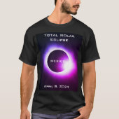 MEXICO Totale zonsverduistering 8 april 2024 T-shirt (Voorkant)