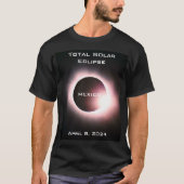 MEXICO Totale zonsverduistering 8 april 2024 T-shirt (Voorkant)