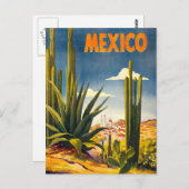 Mexico Travel Briefkaart (Voorkant / Achterkant)