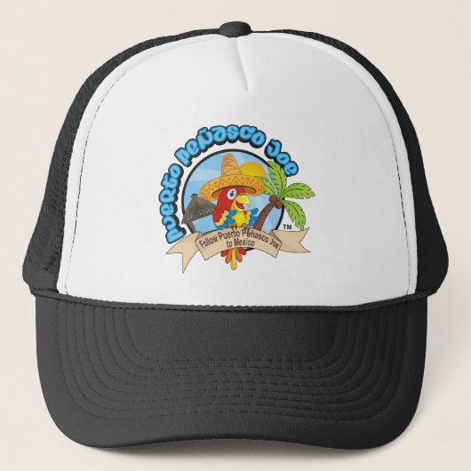 Mexico Travel Parrot Trucker Pet (Voorkant)