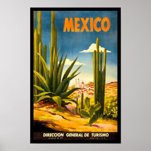 Mexico Travel Poster (Voorkant)
